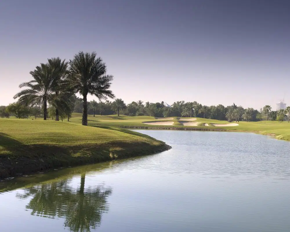 Emirates Golf Club by Desert Landscape